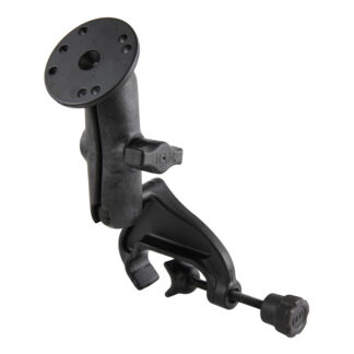 RAM® Yoke Clamp Mount with Composite Socket Arm & Aluminum Round Plate