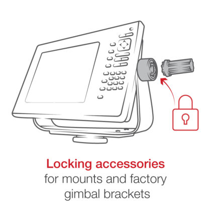 RAM® Pin-Lock™ Security Knob for Gimbal Brackets - Bild 5
