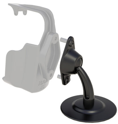 RAM® Lil Buddy™ Adhesive Dash Mount with Diamond Plate - Bild 2