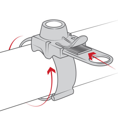 RAM® EZ-Strap™ Rail Mount with Double Ball and Diamond Base Adapter - Bild 4
