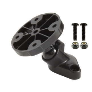 RAM® Snap-Link™ Mount with Round Plate & 45-Degree Diamond Plate